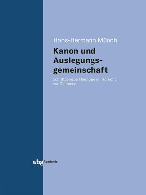 cover image of Kanon und Auslegungsgemeinschaft